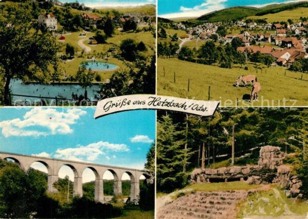 Hetzbach Beerfelden Odenwald Hessen Viadukt