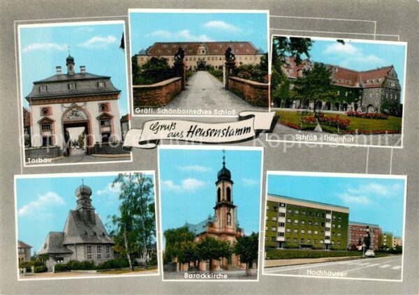 Heusenstamm Barockkirche Graefl. Schoenbornsches Schloss Torbau
