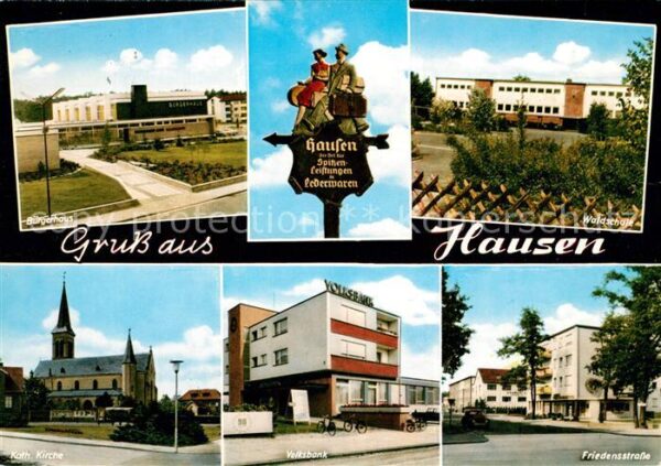 Hausen Offenbach Katholische Kirche Friedensstrasse Buergerhaus