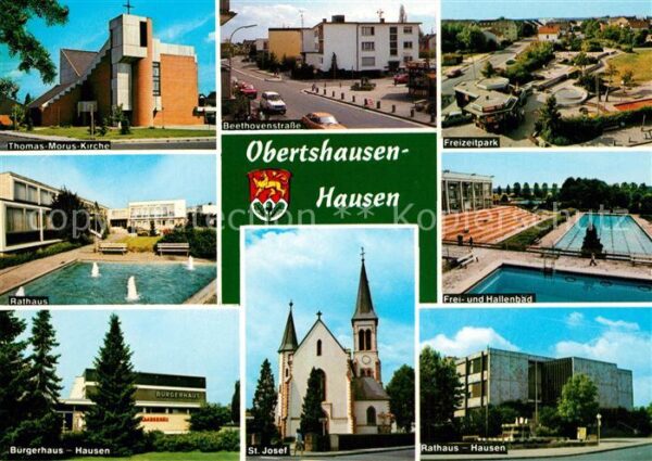 Obertshausen Thomas-Morus-Kirche Rathaus St. Josef
