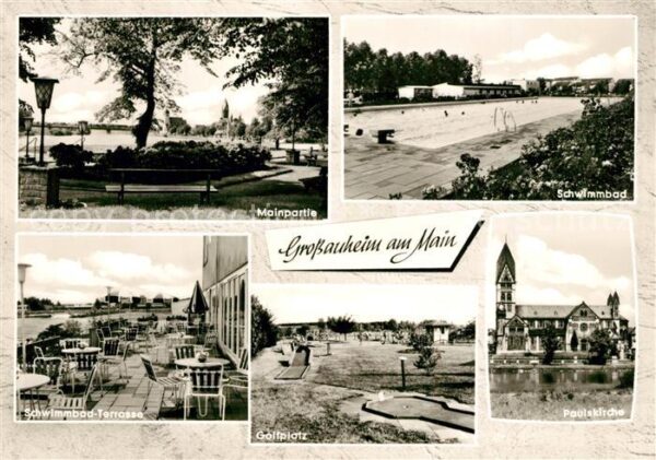Grossauheim Paulskirche Golfplatz Schwimmbad-Terrasse