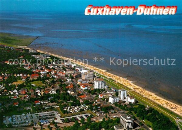 Duhnen Nordsee Fliegeraufnahme
