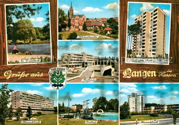 Langen Hessen Rathaus Hessenklinik Oberlinden