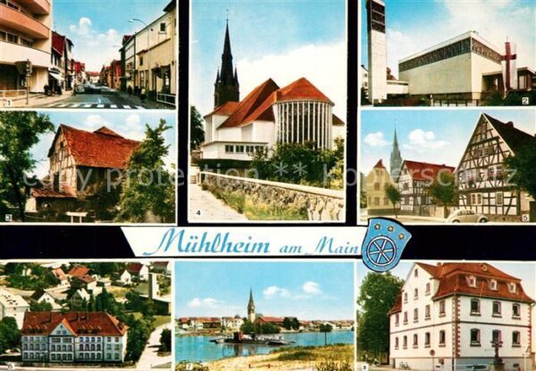 Muehlheim Main Bahnhofstrasse Alte Muehle Rathaus
