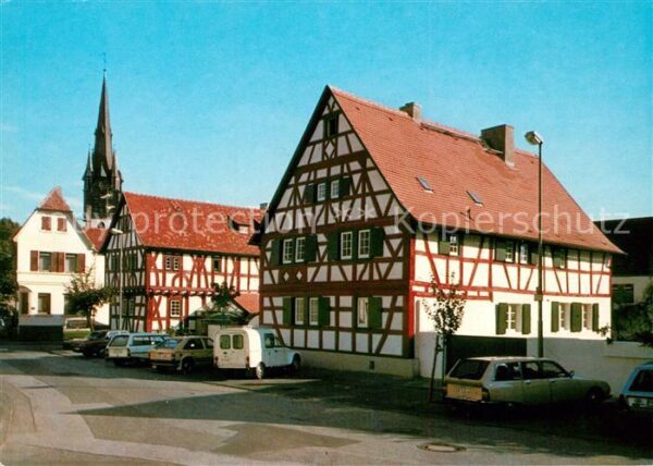 Muehlheim Main Fachwerkhaeuser Pfarrgasse