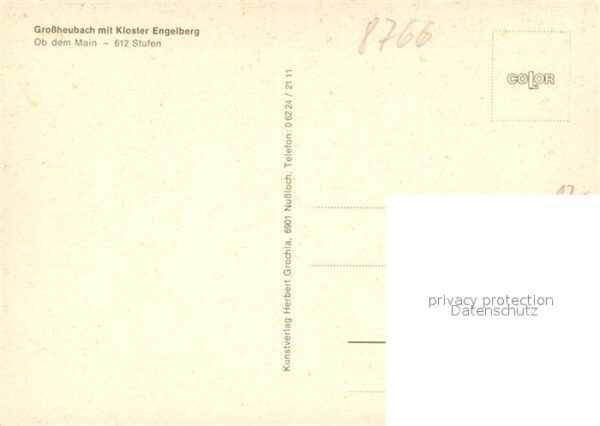 Grossheubach Kloster Engelberg – Bild 2