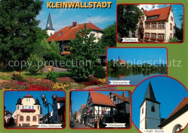 Kleinwallstadt Rathaus Obergasse Katholische Kirche