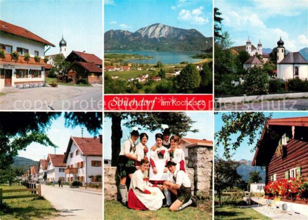 Schlehdorf Brueckenwirt Andreaskirche Unterau Jochber Kochelsee