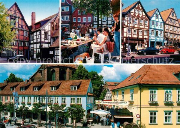 Uelzen Lueneburger Heide Innenstadt Weinmarkt alte Rathaus 5 Propheten-Haus