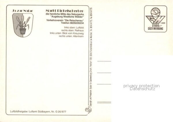 Dinkelscherben Fliegeraufnahme Rathaus Altenheim – Bild 2