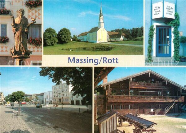 Massing Rottal Marktbrunnen St. Leonhard Wallfahrtskirche Anzenberg