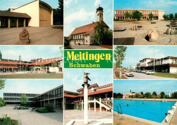 Meitingen Kirche Freibad