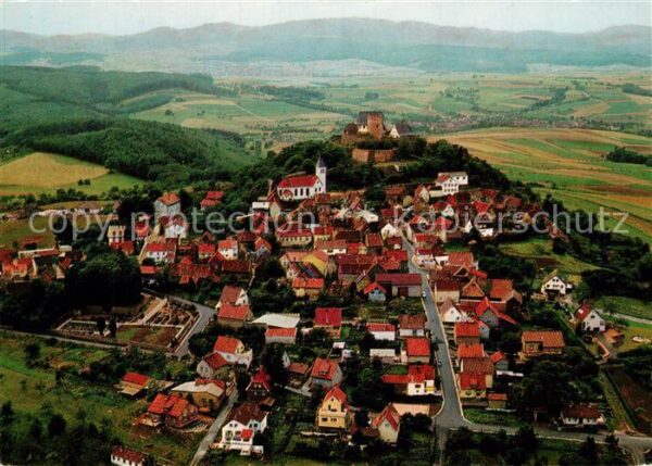 Hering Odenwald Fliegeraufnahme Veste Otzberg