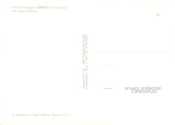Hering Odenwald Fliegeraufnahme Veste Otzberg – Bild 2