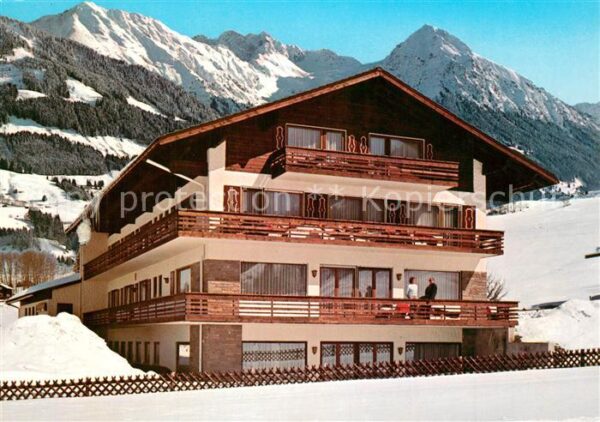 Schoellang Gaestehaus Alpina im Winter Alpen
