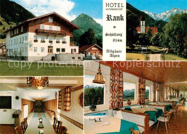 Schoellang Hotel Alpengasthof Rank Kegelbahn Alpen