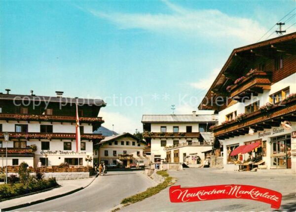 Neukirchen Oberpinzgau Sommerfrische Ortsstrasse Gasthof Kaufhaus