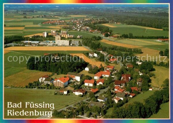 Riedenburg Bad Fuessing Blick zum Johannisbad Fliegeraufnahme