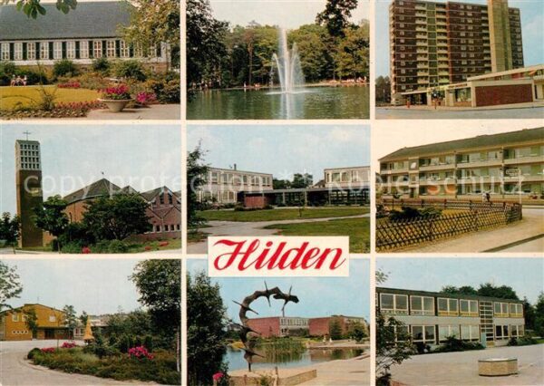 Hilden Mettmann Jugendheim Gondelteich Hochhaus Berufsschule Anton Schneider Weg