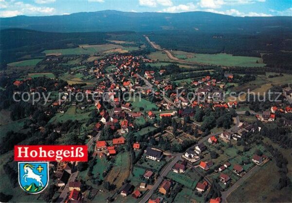 Hohegeiss Harz Fliegeraufnahme