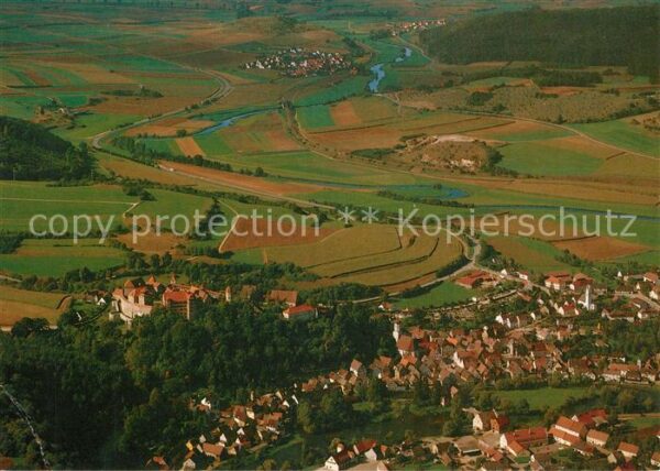 Harburg Schwaben Romantische Strasse Fliegeraufnahme