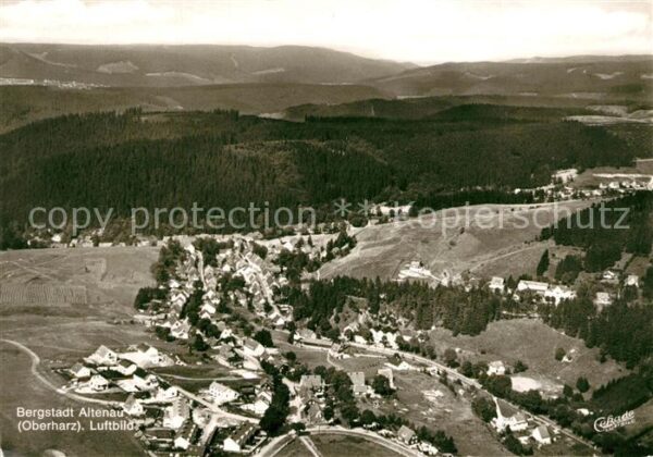 Altenau Harz Bergstadt Fliegeraufnahme