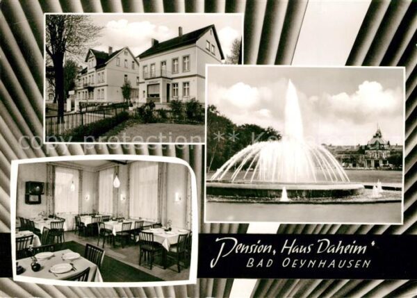 Bad Oeynhausen Pension Haus Daheim Springbrunnen Fontaene