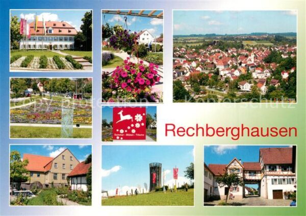 Rechberghausen Stadtpanorama Oberes Tor Schloss Gartenschau Aussichtsturm