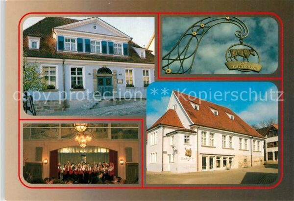 Rechberghausen Kulturdenkmal Ochsen Historisches Gebaeude Tuerschild