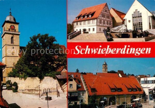 Schwieberdingen Georgskirche Rathaus Zehntscheuer
