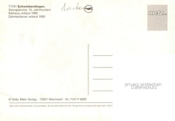 Schwieberdingen Georgskirche Rathaus Zehntscheuer – Bild 2