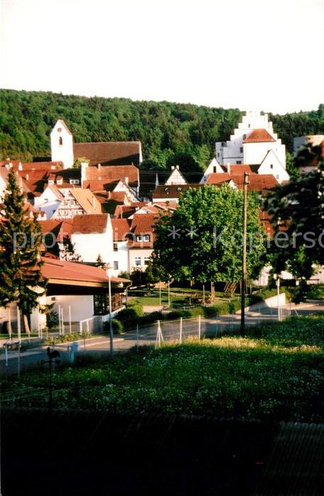 Trochtelfingen Hohenzollern Ortsansicht mit Kirche