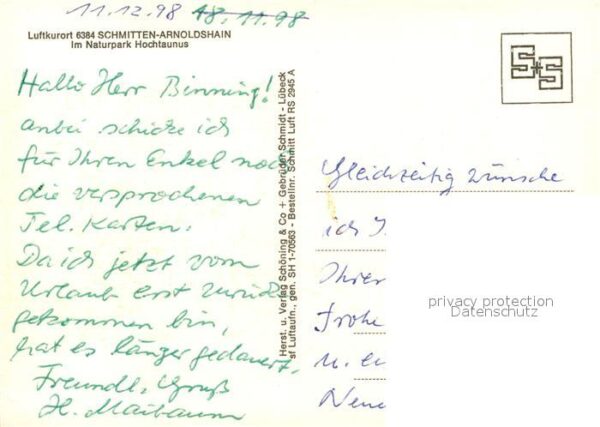 Arnoldshain Luftkurort Naturpark Hochtaunus Fliegeraufnahme – Bild 2