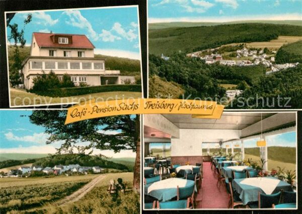 Treisberg Cafe Pension Sachs Landschaftspanorama Hochtaunus