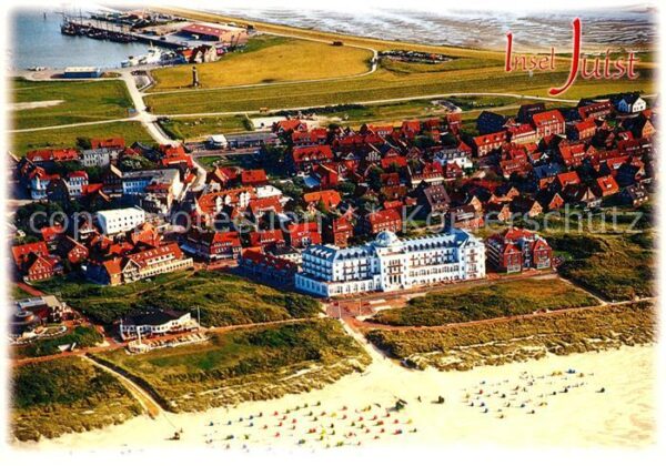 Insel Juist Fliegeraufnahme