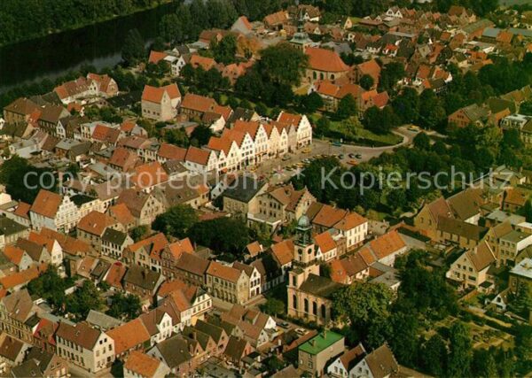 Friedrichstadt Eider Luftkurort Fliegeraufnahme