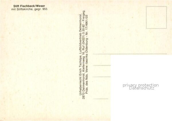 Fischbeck Weser Stift mit Stiftskirche Fliegeraufnahme – Bild 2