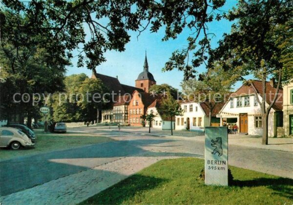 Burg Fehmarn Ortsmotiv mit St Nikolei Kirche