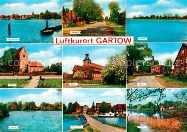 Gartow Elbe und umliegende Gemeinden