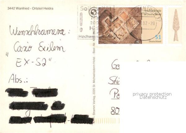 Heldra Schule Ladengeschaeft Fachwerkhaus Landschaftspanorama – Bild 2