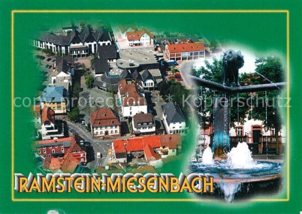 Ramstein-Miesenbach Marktplatz Heimatmuseum Haus des Buergers Rathaus Marktbrunn