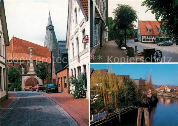 Estebruegge Steinweg St Martini 1700 Turm Deichpartie Estehof Zur Viehwaage Part