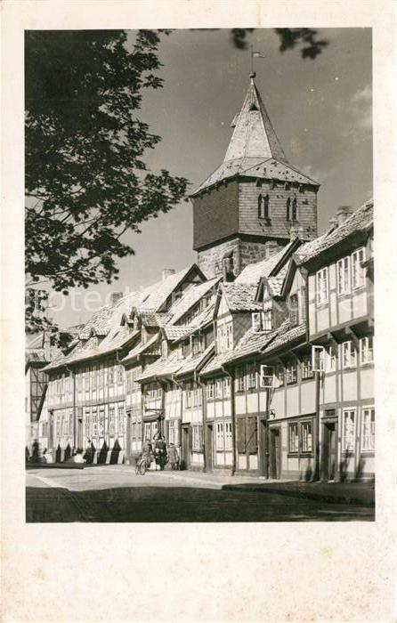 Hildesheim Kehrwiederturm und Lappenberg Fachwerkhaeuser