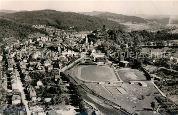 Dillenburg Schwimmbad Stadion Fliegeraufnahme