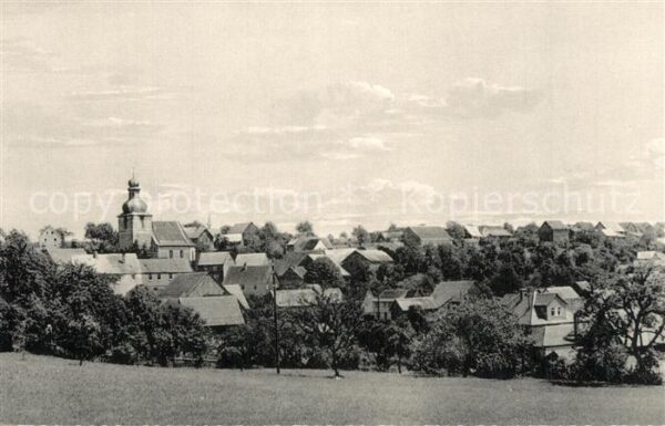 Vielbrunn Ortsansicht Hoehenluftkurort mit Kirche