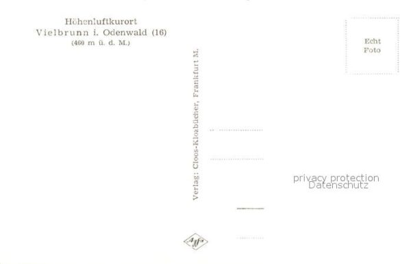 Vielbrunn Ortsmotiv mit Torturm Hoehenluftkurort Odenwald – Bild 2
