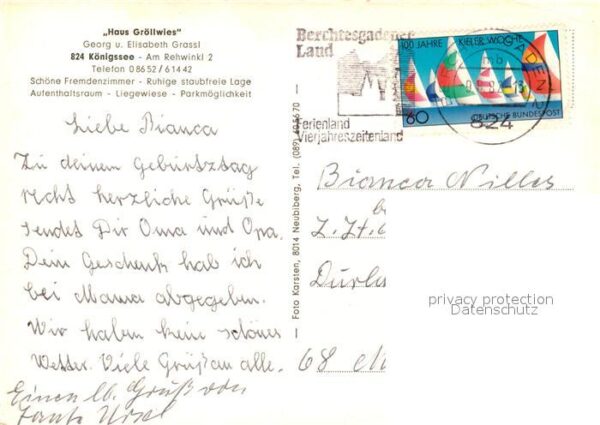 Koenigssee Gaestehaus Pension Haus Groellwies Landschaftspanorama Alpen – Bild 2
