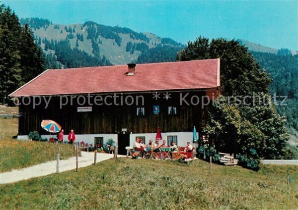 Marquartstein Agergschwendt Alm am Hochgern Chiemgauer Alpen