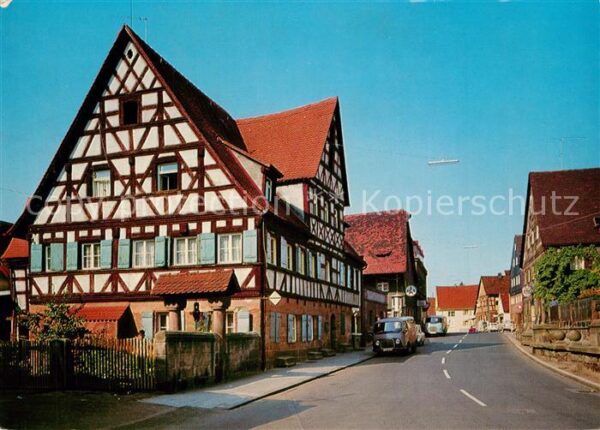 Zirndorf Mittelfranken Hauptstrasse Pressleinshaus Fachwerkhaus