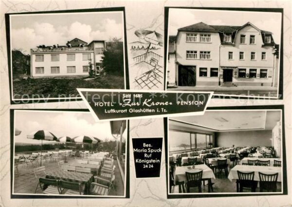 Glashuetten Taunus Hotel Pension Zur Krone Restaurant Terrasse